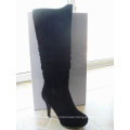 Ladies Fashion Knee-High Stiletto Heel Boots (S 17)